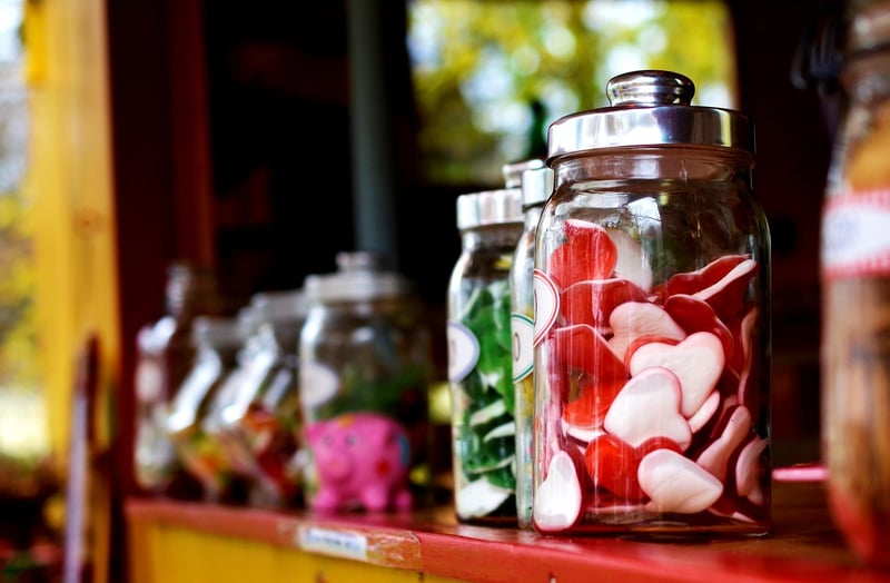 Upcycled Glass Jars